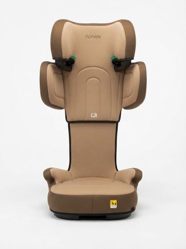 בוסטר מתקפל לרכב דגם SlimFix מבית norvex בתקן i-Size מתקדם וחיבורי ISOFIX - שחור