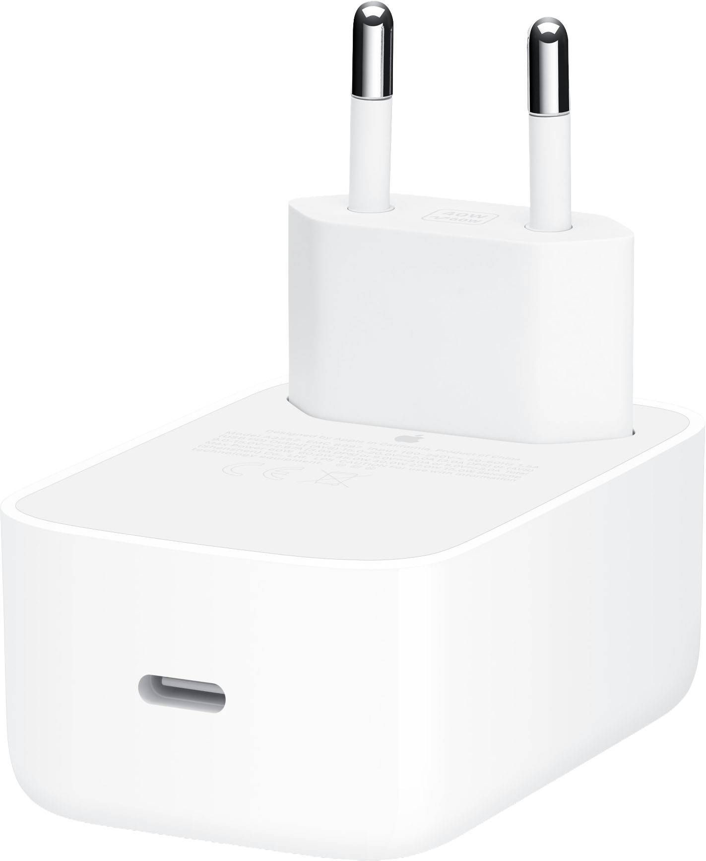 מטען קיר USB-C מקורי לבן עם הספק דינמי עד 60W מהיר במיוחד 