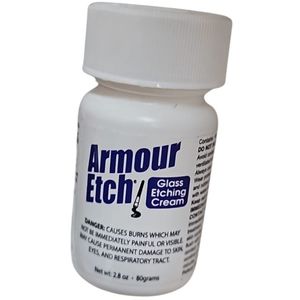 משחת צריבה לזכוכית 80 גר Armour Etch Glass Etching Cream