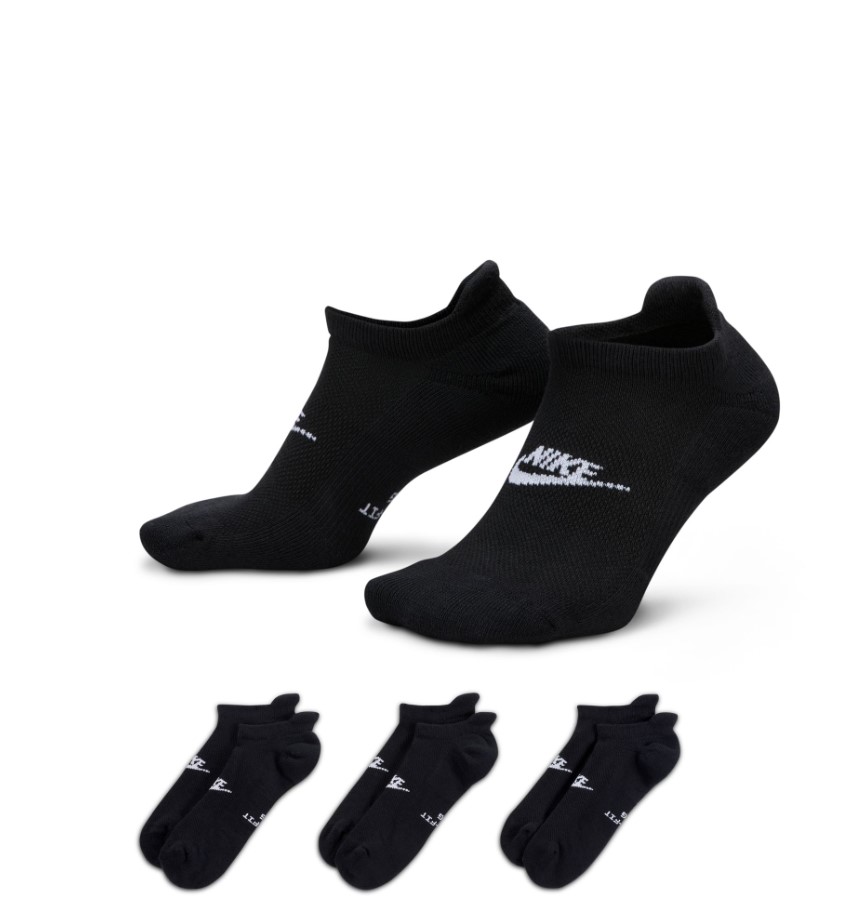 גרבי נייק  Nike Everyday Elevated No-Show Socks | שלישייה