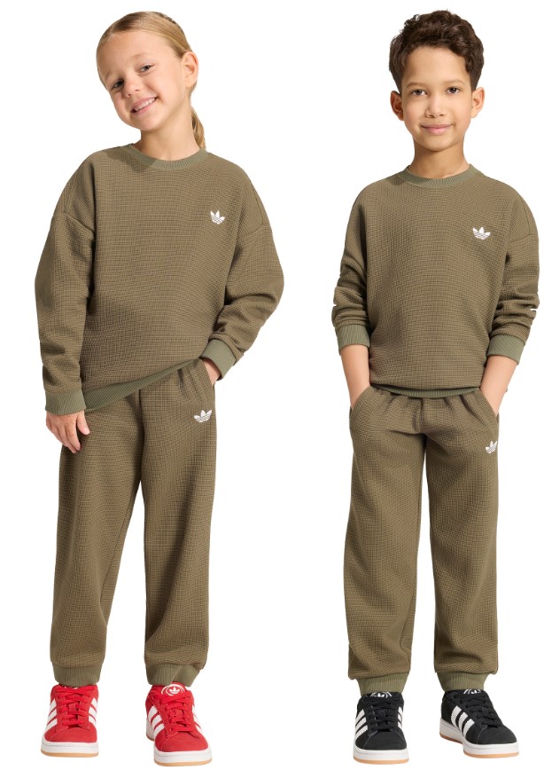 חליפת אדידס adidas Waffle Crew Tracksuit Set | ילדים