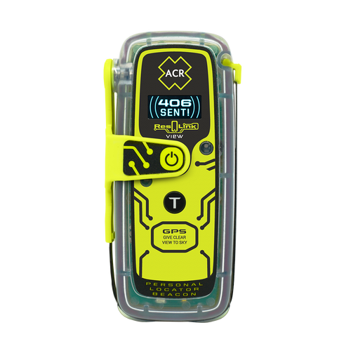 משואת מצוקה אישית ACR ResQLink View PLB-425 עם צג דיגיטלי ומערכת איתור GPS לשייטים ומטיילים