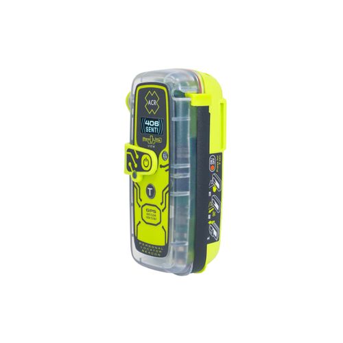 משואת מצוקה לוויינית ACR ResQLink View עם נצנץ תאורה ואינפרא-אדום ועד 28 שעות פעילות בחירום