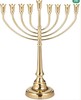 חנוכייה קלאסית זהב