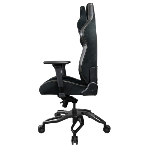 כיסא גיימינג COUGAR TITAN PRO V2 GOLD – מבט צד עם משענת גב גבוהה
