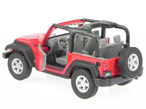 מאיסטו - ג'יפ רוביקון רנגלר אדום - MAISTO JEEP WRANGLER RUBICON  1:18
