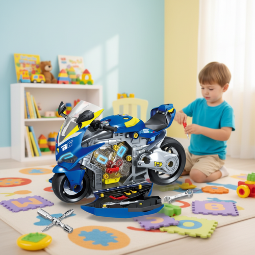 מוסך בצורת אופנוע עשן - Garage in the shape of a smoke motorcycle - STS0646800
