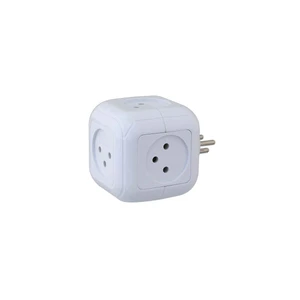 מפצל חשמל קוביה 5 שקעים Semicom Switch SW-CUB5