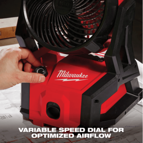 מאוורר נטען Milwaukee M18 Brushless PACKOUT דגם 0818-20 גוף בלבד