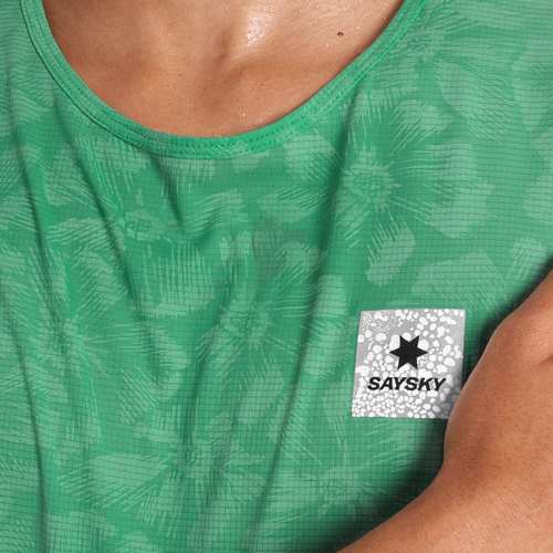 חולצת ריצה   Reactive flow T-shirt Green