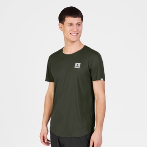 חולצת ריצה Clean flow t-shirt Green