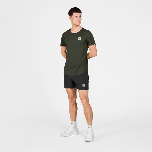 חולצת ריצה Clean flow t-shirt Green