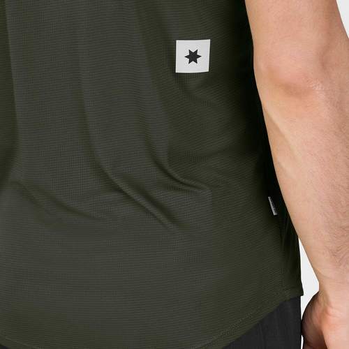 חולצת ריצה Clean flow t-shirt Green