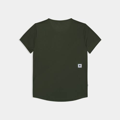 חולצת ריצה Clean flow t-shirt Green