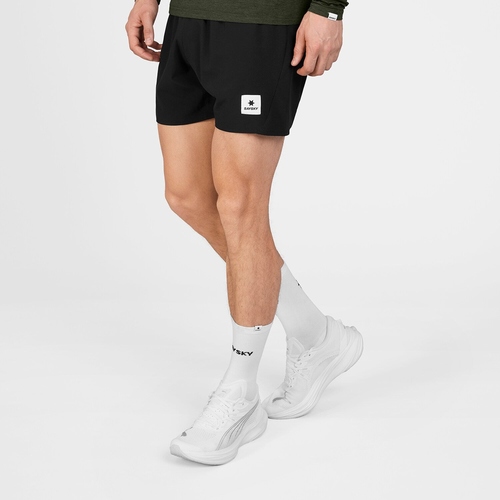 מכנסי ריצה Pace shorts 5'' Black