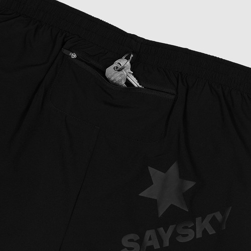 מכנסי ריצה Pace shorts 5'' Black
