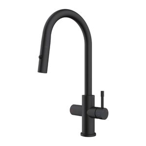 מערכת מים חכמה E-WATER Control Pro – ברז גראנד GRAND שחור מט