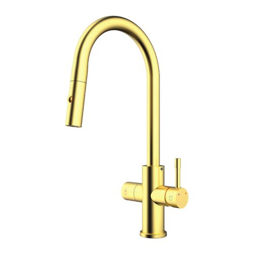 מערכת מים חכמה E-WATER Control Pro – ברז גראנד GRAND זהב מט