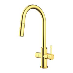 מערכת מים חכמה E-WATER Control Pro – ברז גראנד GRAND זהב מט