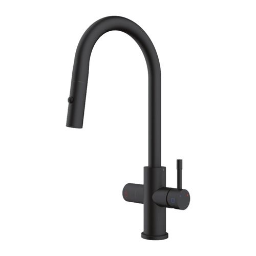 מערכת מים חכמה E-WATER Control – ברז גראנד GRAND שחור מט
