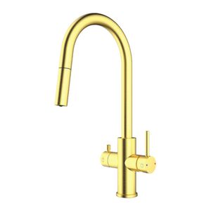 מערכת מים חכמה E-WATER Oasis – ברז מונו MONO זהב מט