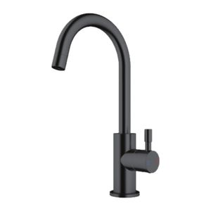 מערכת מים E-WATER Focus – ברז דנובה DANOBA שחור מט