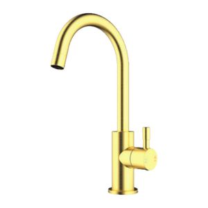 מערכת מים E-WATER Focus – ברז דנובה DANOBA זהב מט