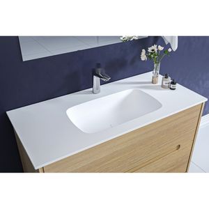 כיור קוריאן רוז X0 ROSE-X0 – 150*47, לבן מט