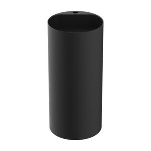 כיור נירוסטה עגול עומד 9387 SS STANDING BASIN – שחור מט