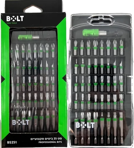 סט מקצועיים 41 ביטים  60 מ''מ BS251 BOLT