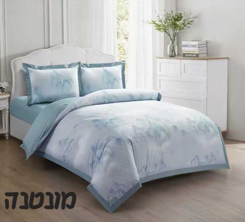 מצעי יוקרה 100% כותנה זוגי 200/220 דגם מונטנה