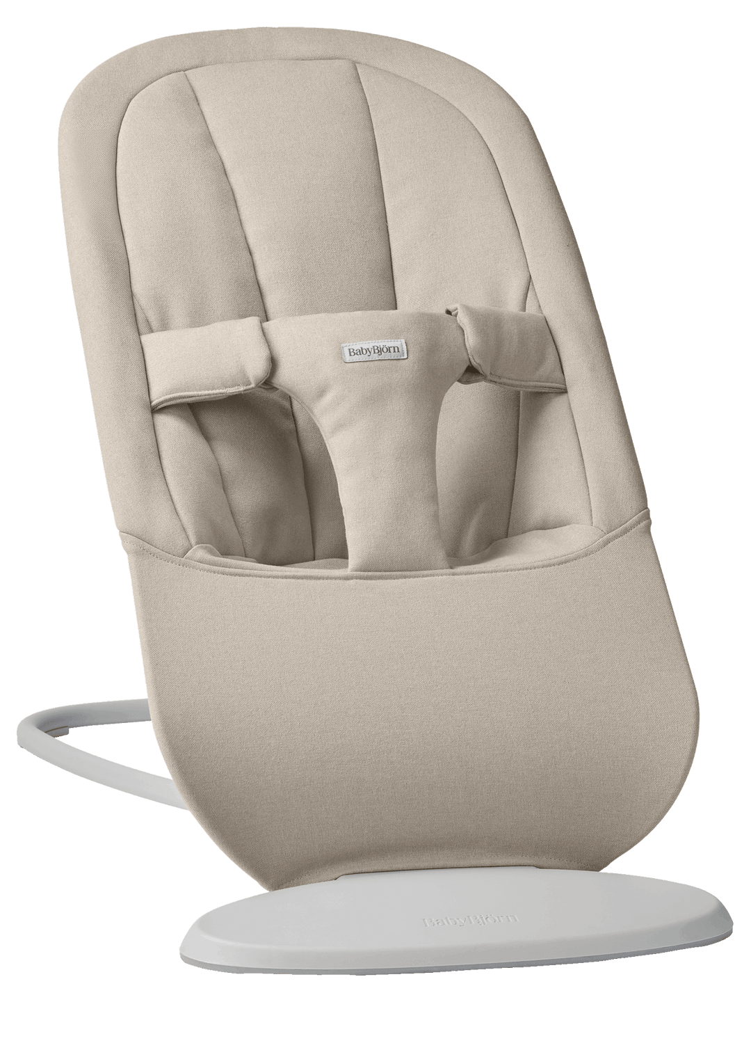 טרמפולינה לתינוק Baby Bjorn בייבי ביורן דגם BEGIN צבע ארוג מוברש חול אפור