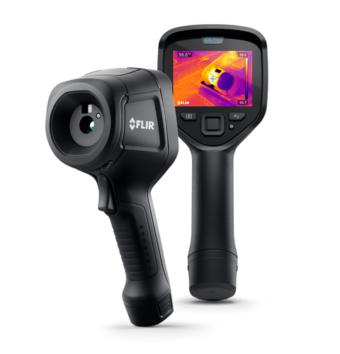 מצלמה תרמית FLIR E5 Pro – מבט קדמי ואחורי