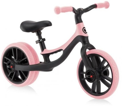 אופני איזון גלגל אחורי כפול צבע ורוד פסטל Globber GO Bike Elite Duo