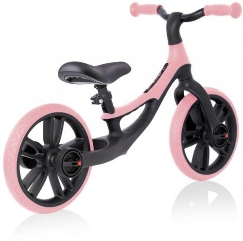 אופני איזון גלגל אחורי כפול צבע ורוד פסטל Globber GO Bike Elite Duo