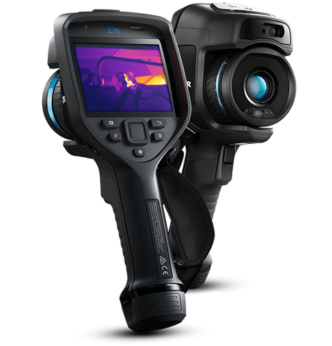 מצלמה תרמית FLIR E76 – מבט קדמי ואחורי