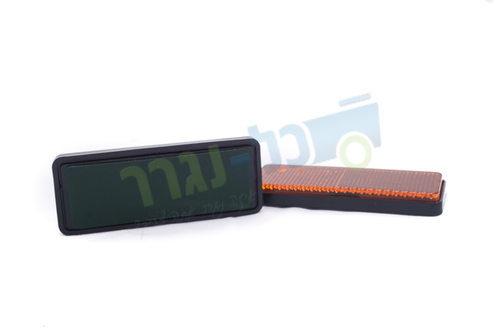 מחזיר אור רפלקטור מלבני כתום קטן