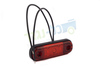 פנס לנגרר פינה אדום LED - 12V