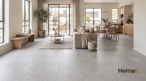 אריח פורצלן נווה שאנן – אפור 80x80