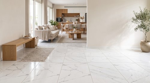 אריח פורצלן חוף אפולוניה – לבן 80x80