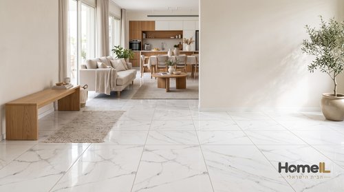 אריח פורצלן חוף אפולוניה – לבן 80x80