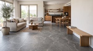 אריח פורצלן ראש פינה – אפור 80x80