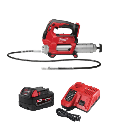 סט מגרזת מילווקי Milwaukee M18 דגם 2646-20 כולל סוללת 5Ah ומטען מהיר