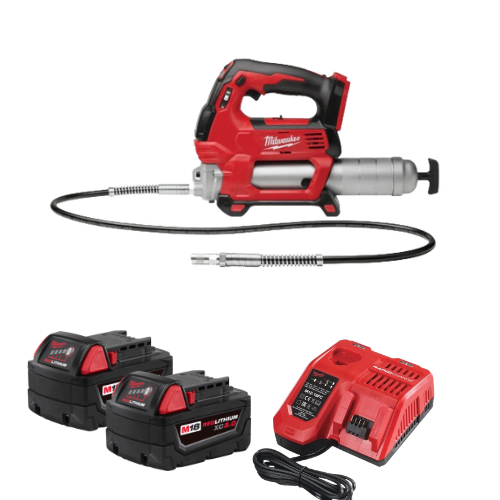 סט מגרזת מילווקי Milwaukee M18 דגם 2646-20 כולל 2 סוללות 5Ah ומטען מהיר