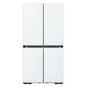 מקרר 4 דלתות 648 ליטר Samsung BESPOKE RM70F63RE-WW Kitchen Fit לבן שלג מט