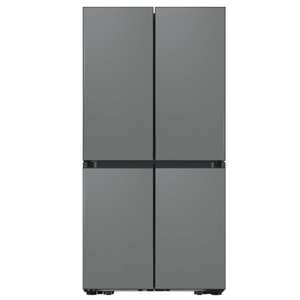 מקרר 4 דלתות 819 ליטר Samsung RF88DB9623-GR BeSpoke זכוכית אפור סאטן
