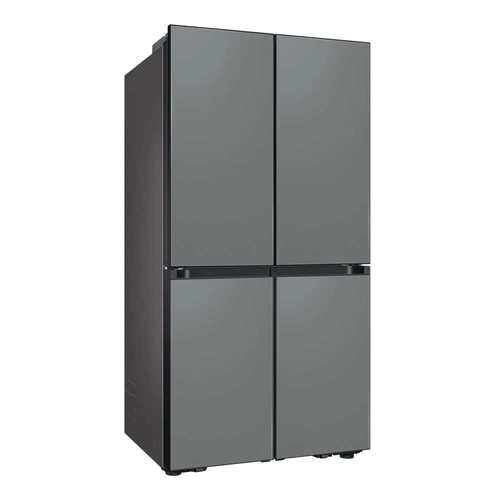 מקרר 4 דלתות 819 ליטר Samsung RF88DB9623-GR BeSpoke זכוכית אפור סאטן