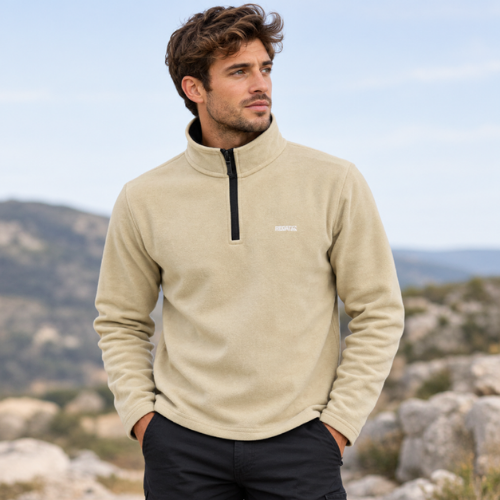 חולצת פליז חצי רוכסן לגברים Regatta - Thompson Lightweight Half Zip Fleece