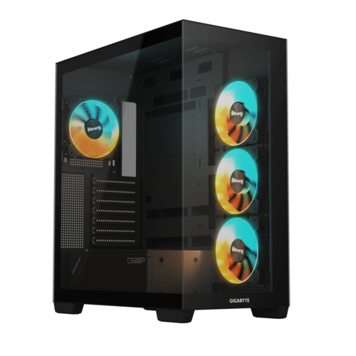 מארז | GIGABYTE C500 PANORAMIC STEALTH Mid-Tower4X120mm ARGB Fans