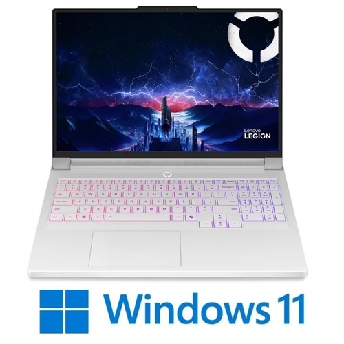 מחשב נייד לבן 16 אינץ Lenovo Legion Pro 7 16IAX10H 83F500TTIV OLED